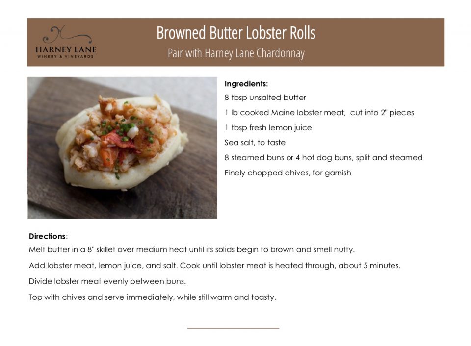 Brown Butter Lobster Rolls